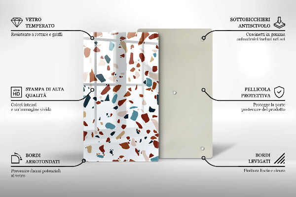 Copri piano cottura Pietra decorativa