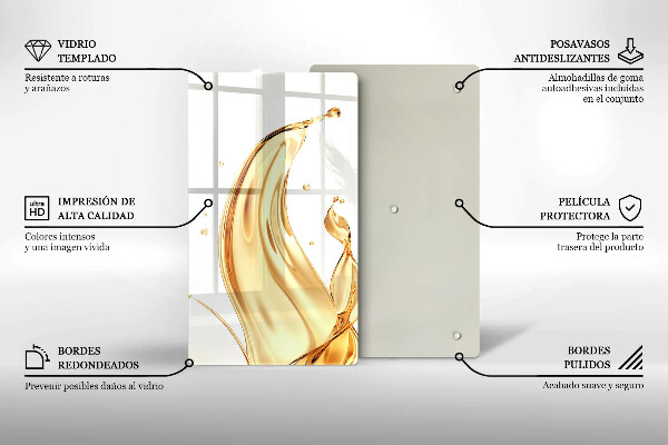 Copri piano cottura olio d'oliva