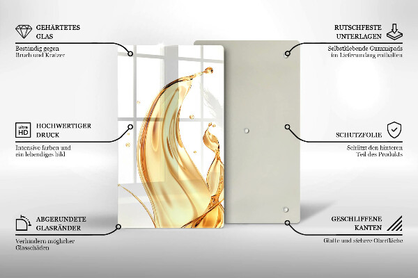 Copri piano cottura olio d'oliva