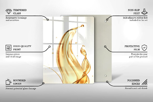 Copri piano cottura olio d'oliva