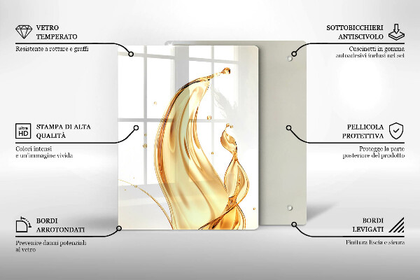 Copri piano cottura olio d'oliva