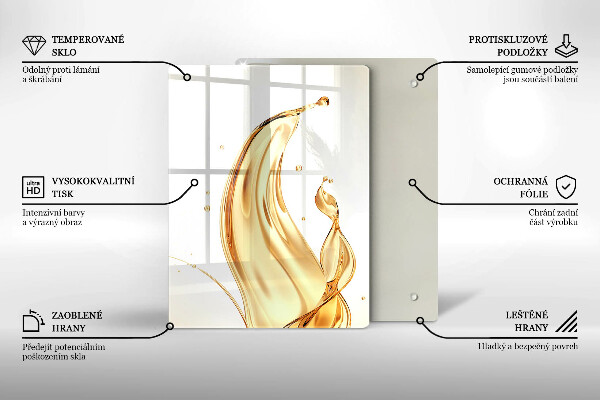 Copri piano cottura olio d'oliva