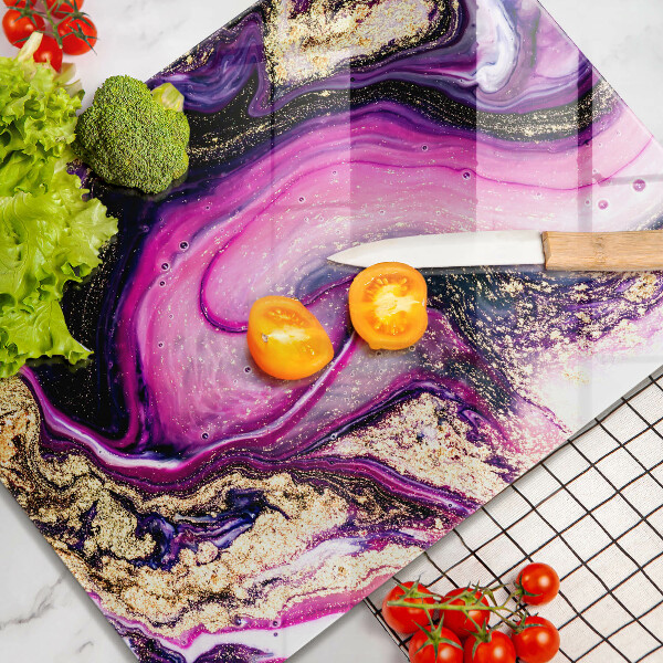 Copri piano cottura Oro di disegno astratto