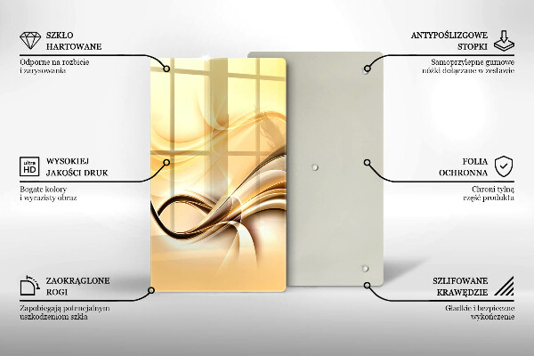 Copri piano induzione Astrazione del fumo