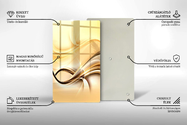 Copri piano induzione Astrazione del fumo