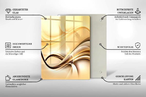 Copri piano induzione Astrazione del fumo