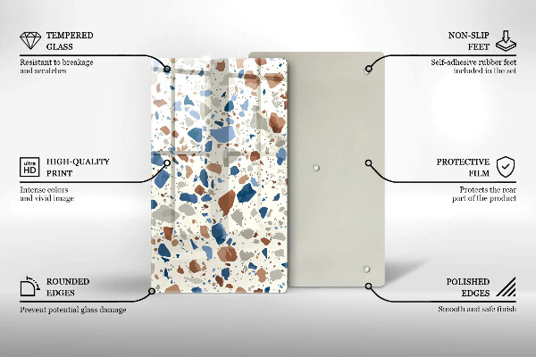 Copri piano cottura Gres decorativo