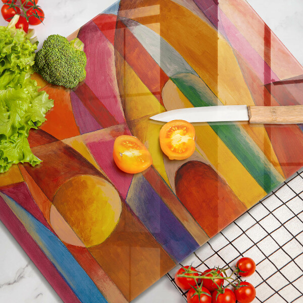 Copri piano induzione Astrazione colorata