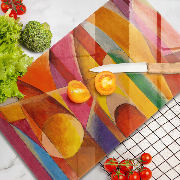 Copri piano induzione Astrazione colorata