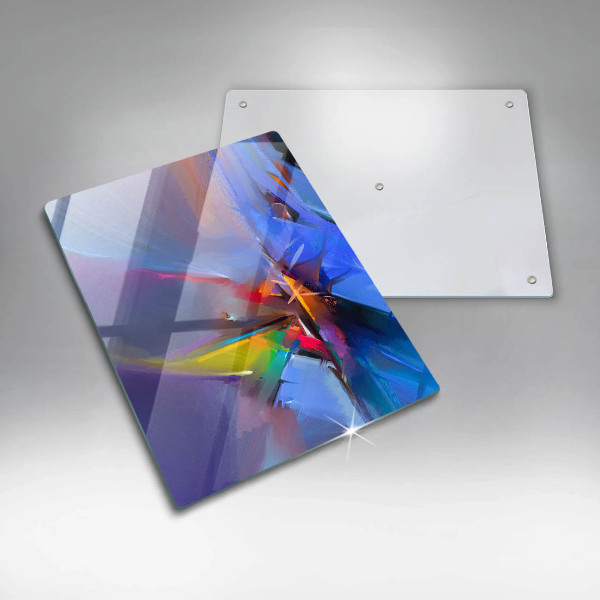 Copri fornello cucina Astrazione dipinta