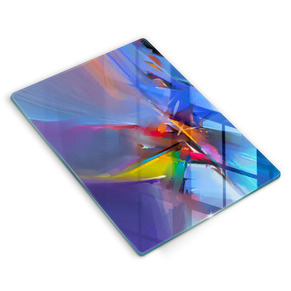 Copri fornello cucina Astrazione dipinta