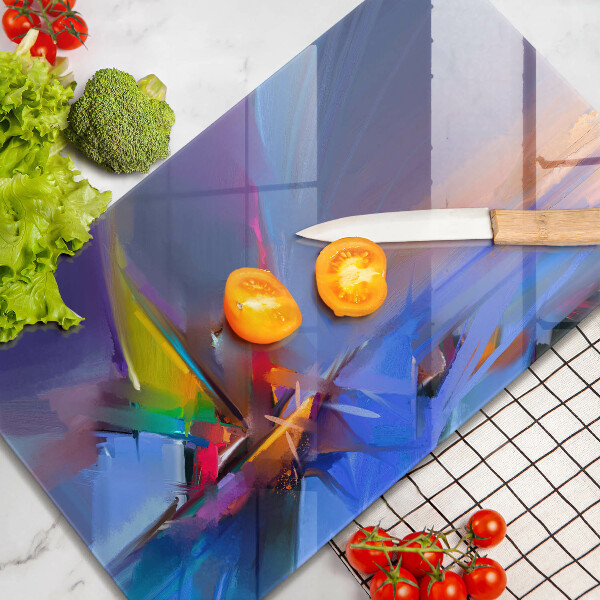 Copri fornello cucina Astrazione dipinta