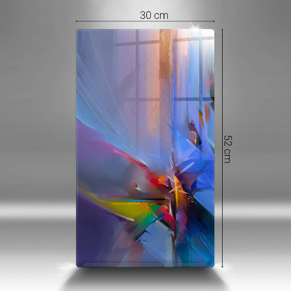 Copri fornello cucina Astrazione dipinta