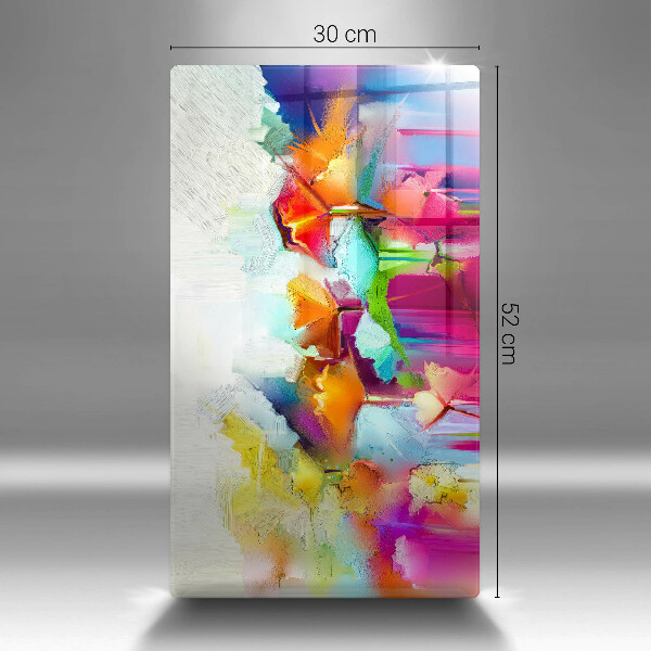 Copri fornello cucina Fiori dipinti