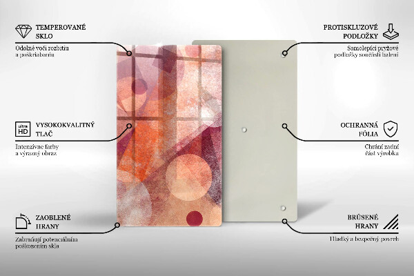 Copri fornello cucina Arte astratta