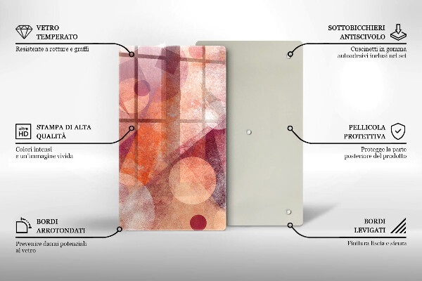 Copri fornello cucina Arte astratta