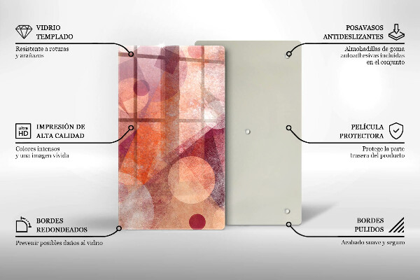 Copri fornello cucina Arte astratta