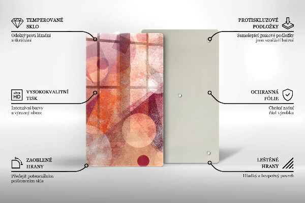 Copri fornello cucina Arte astratta