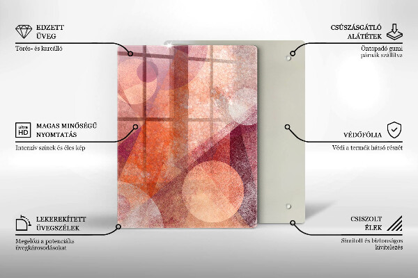 Copri fornello cucina Arte astratta