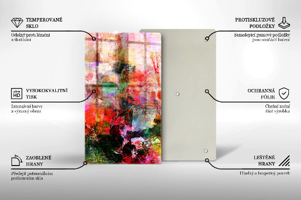 Copri piano induzione Dipingi l'astrazione