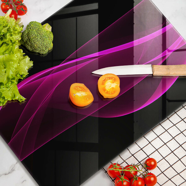 Copri fornello cucina Astrazione rosa