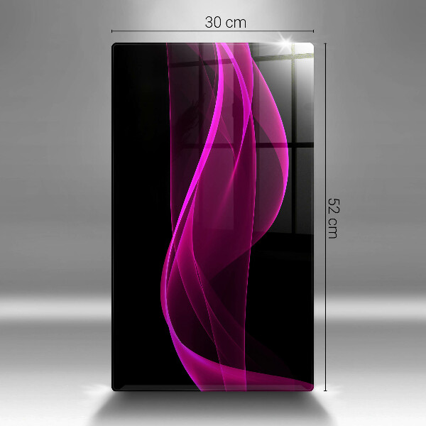 Copri fornello cucina Astrazione rosa