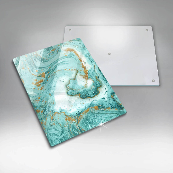 Copri piano induzione Astrazione blu