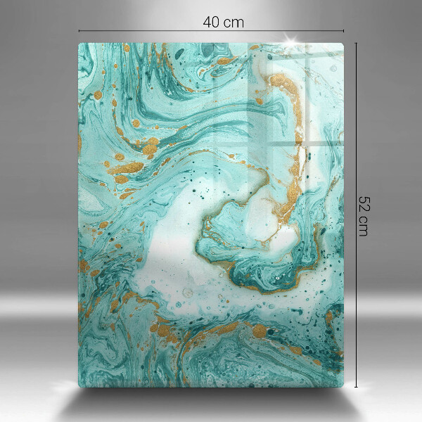 Copri piano induzione Astrazione blu