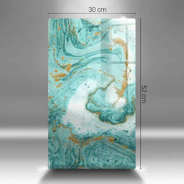 Copri piano induzione Astrazione blu