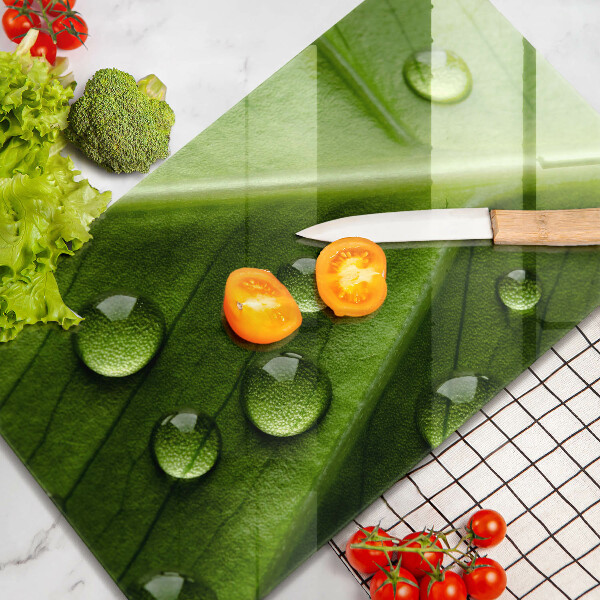 Copri piano induzione Rugiada e foglia della natura