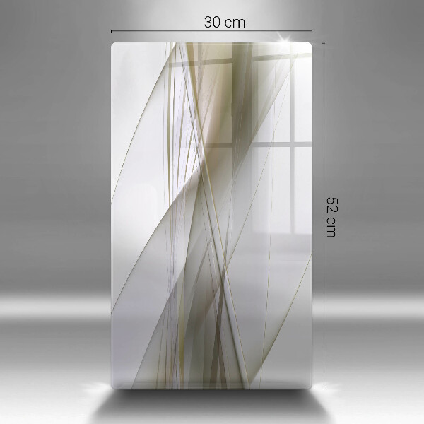 Copri piano induzione Disegno di linee astratte