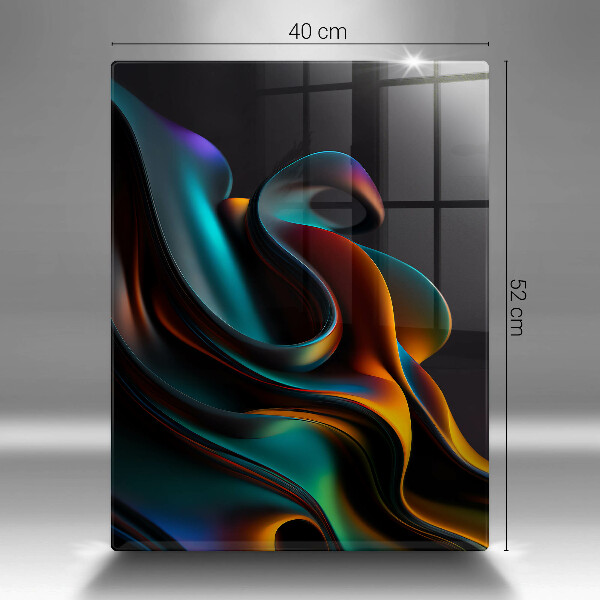 Copri piano induzione Astrazione colorata