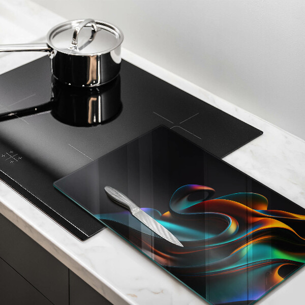 Copri piano induzione Astrazione colorata