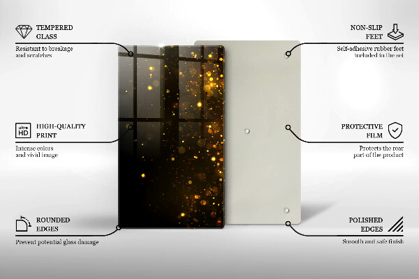 Copri piano induzione Scintillio d'oro