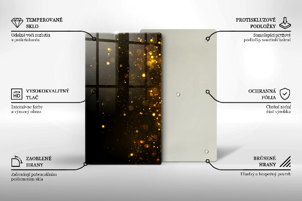 Copri piano induzione Scintillio d'oro