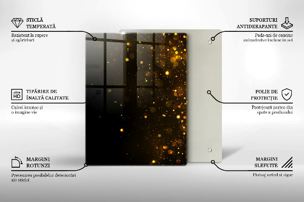 Copri piano induzione Scintillio d'oro