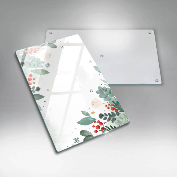 Copri piano induzione Foglie ad acquerello