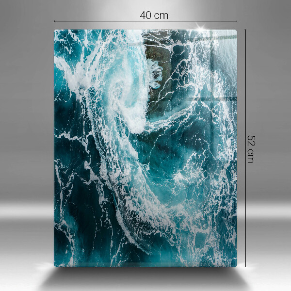 Copri piano induzione Onde d'acqua schiumose