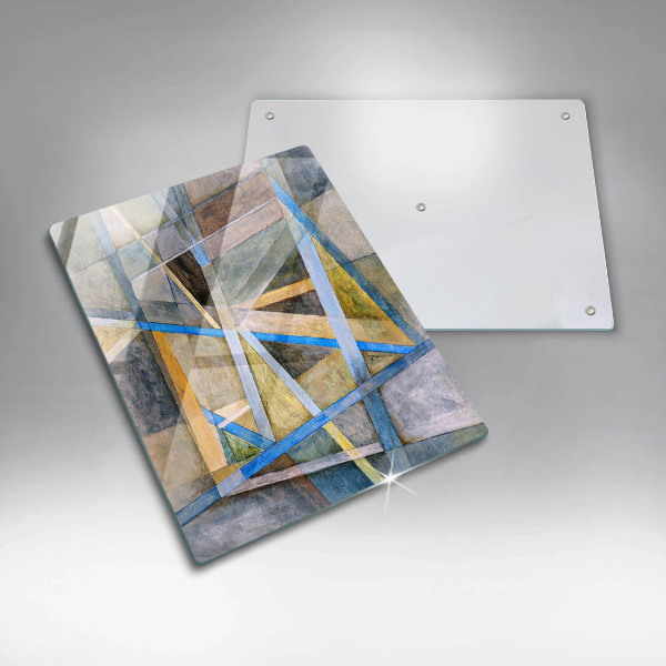 Copri piano induzione Astrazione di linee dipinte