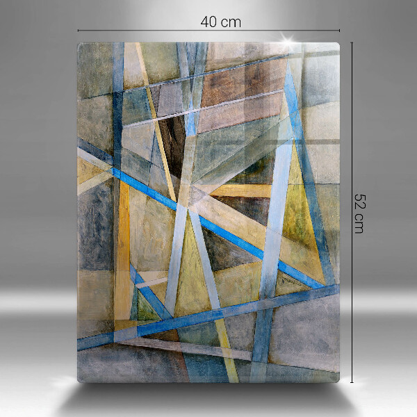 Copri piano induzione Astrazione di linee dipinte