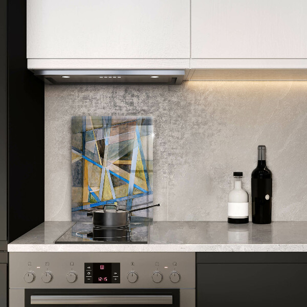 Copri piano induzione Astrazione di linee dipinte