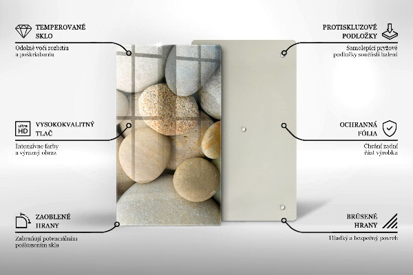Copri piano induzione Modello di pietre ovali