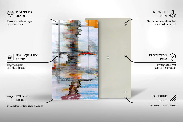 Copri piano induzione Pitture astratte