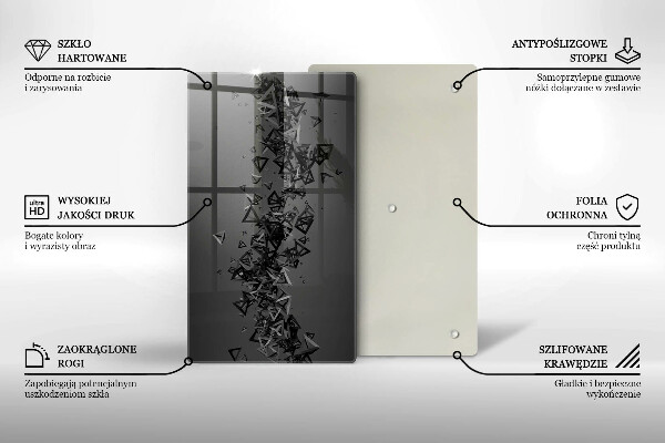 Copri piano induzione Forme astratte 3D