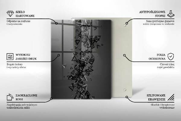 Copri piano induzione Forme astratte 3D