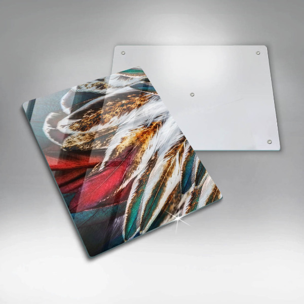 Copri piano induzione Piume di uccelli boho