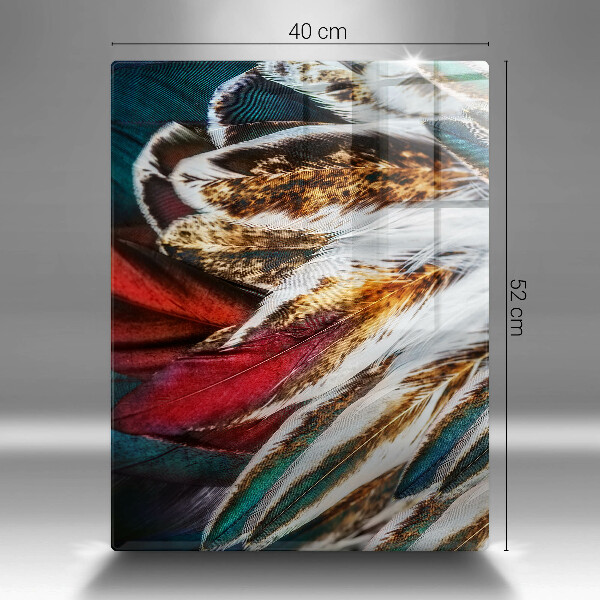 Copri piano induzione Piume di uccelli boho