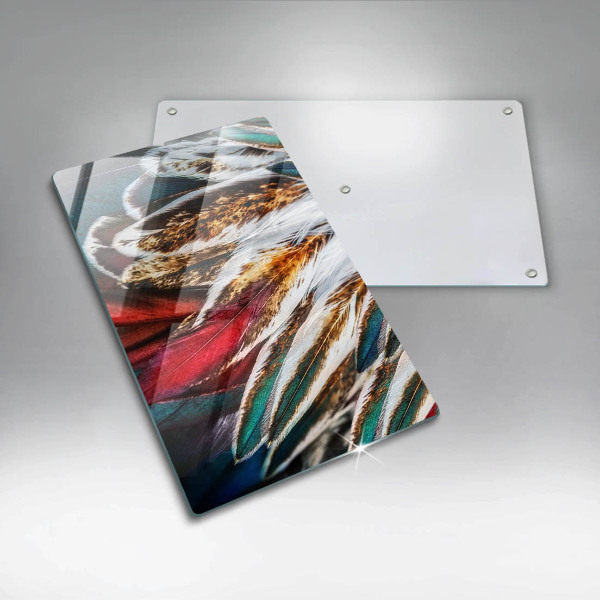 Copri piano induzione Piume di uccelli boho