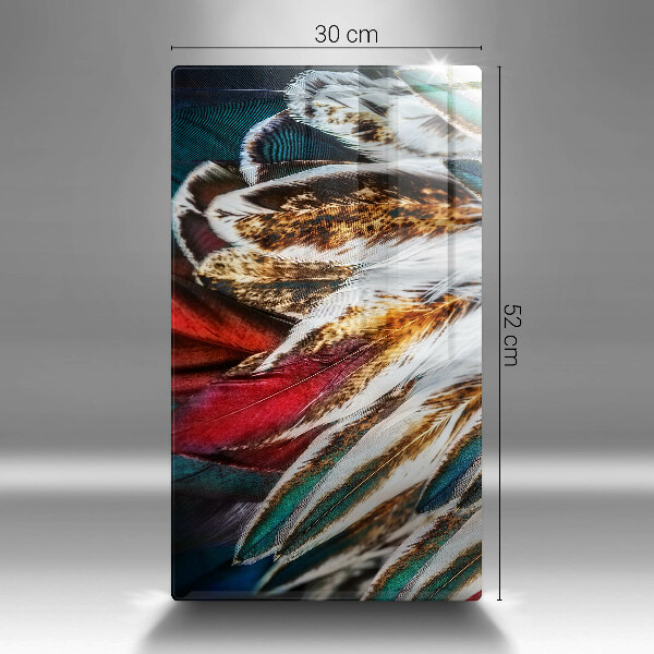 Copri piano induzione Piume di uccelli boho