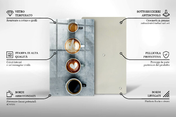 Copri piano cottura Cucina - tazze da caffè